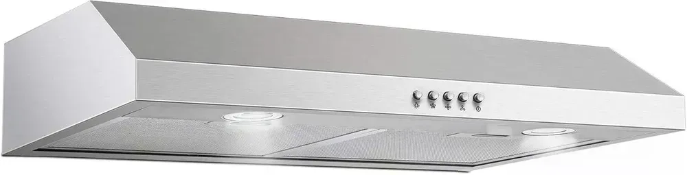 30 Inch Kitchen Under Cabinet Range Hood 500 CFM Stainless Steel 3-Speed